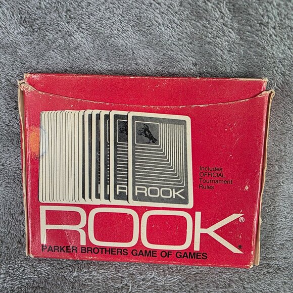 Vintage Rook Card Game 1972 Parker Brothers Red Box Complete With Instructions - Picture 2 of 6